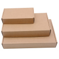 Brown Plain Paper Shipping Corrugated Box For Mailing Custom Size kraft mailing boxes colorful packaging box